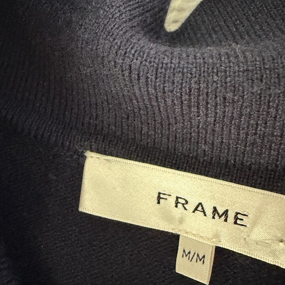 NWT FRAME Cashmere Rugby Tunic Dress - Picture 6 of 10